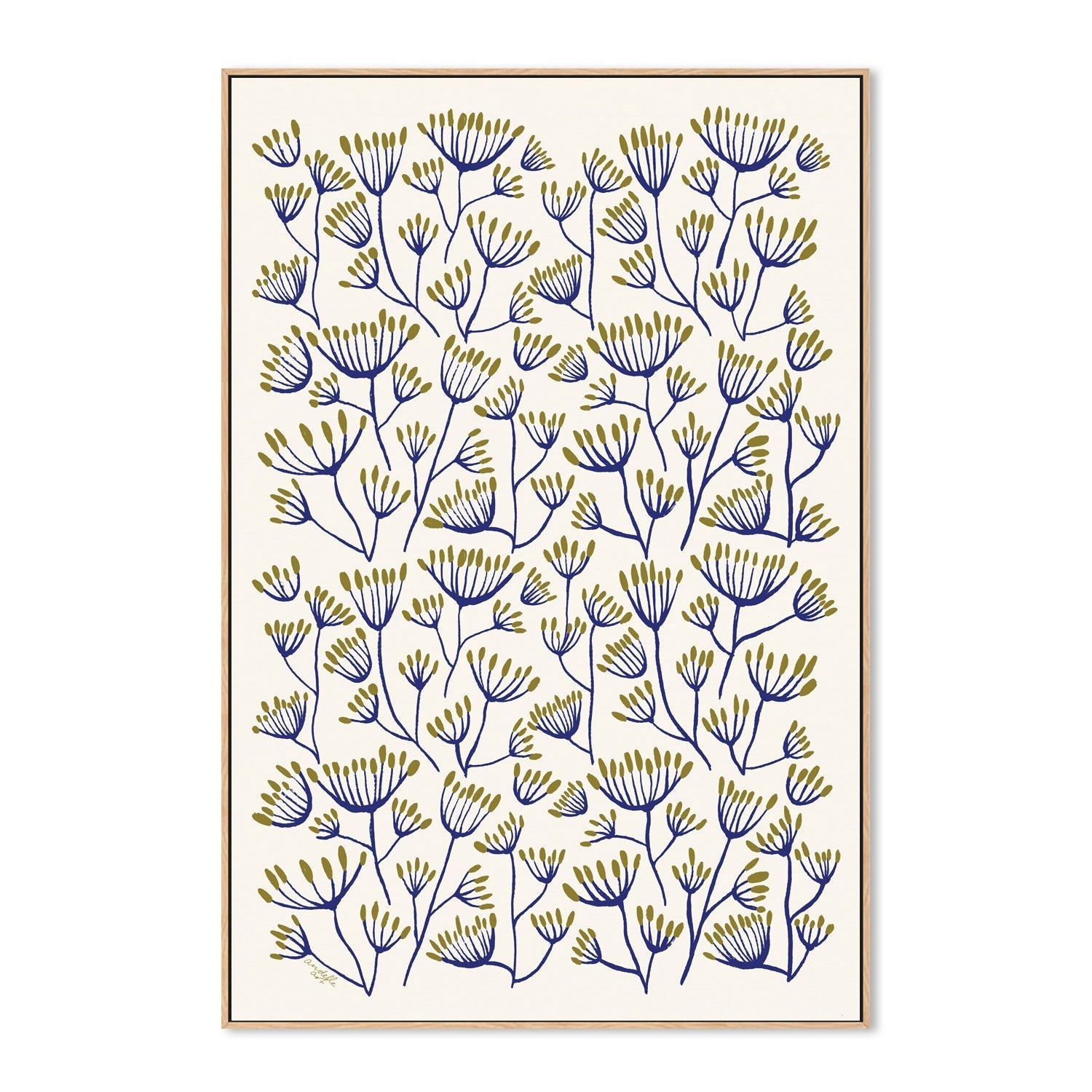 wall-art-print-canvas-poster-framed-Wildflower Pattern, Style C , By Andelle Art-4