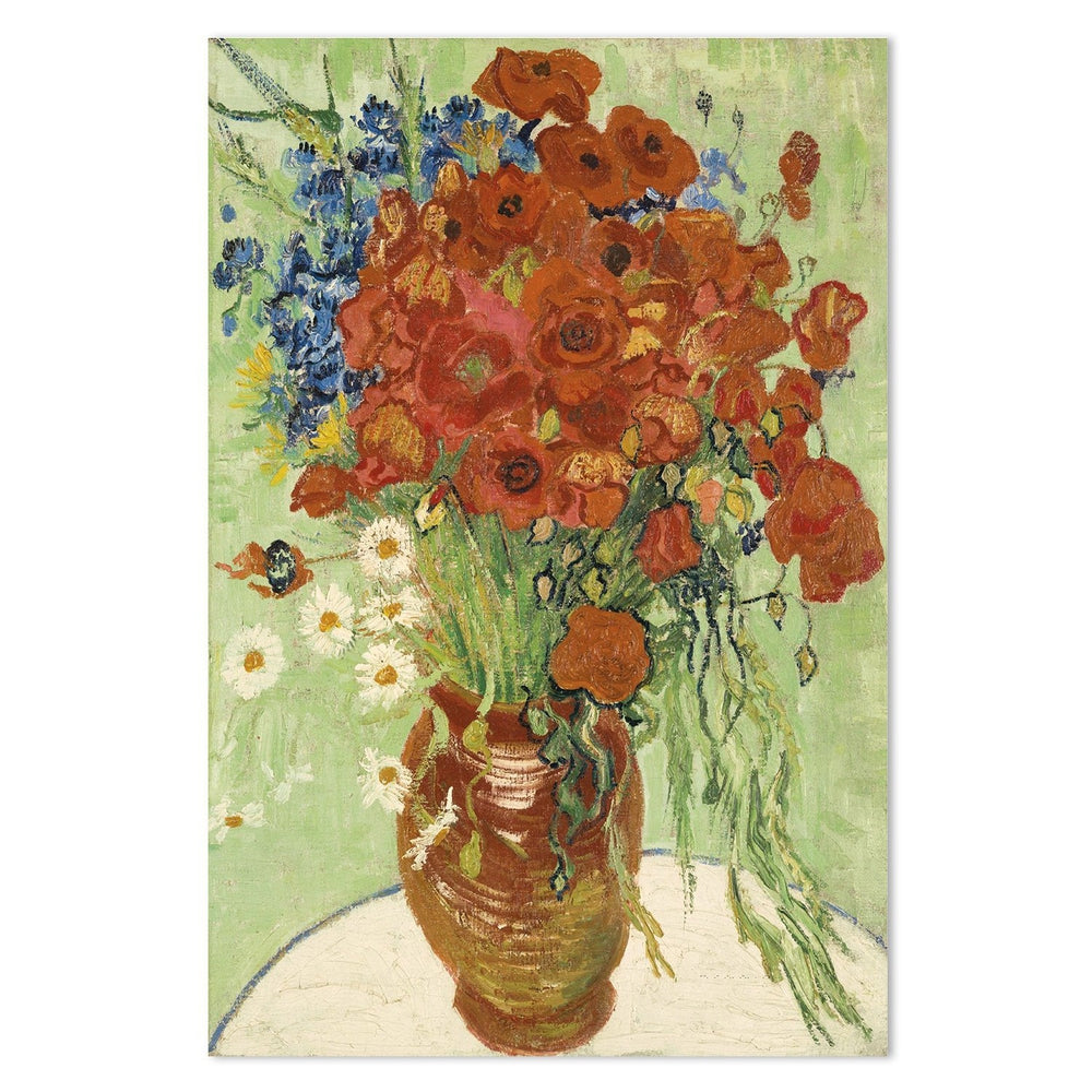 wall-art-print-canvas-poster-framed-Wildflowers, By Van Gough-by-Gioia Wall Art-Gioia Wall Art