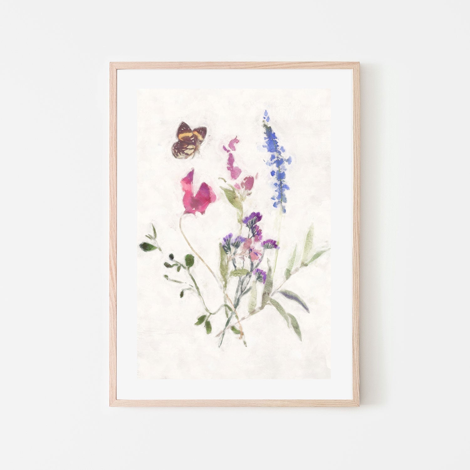 wall-art-print-canvas-poster-framed-Wildflowers, Style A , By Nina Blue-6