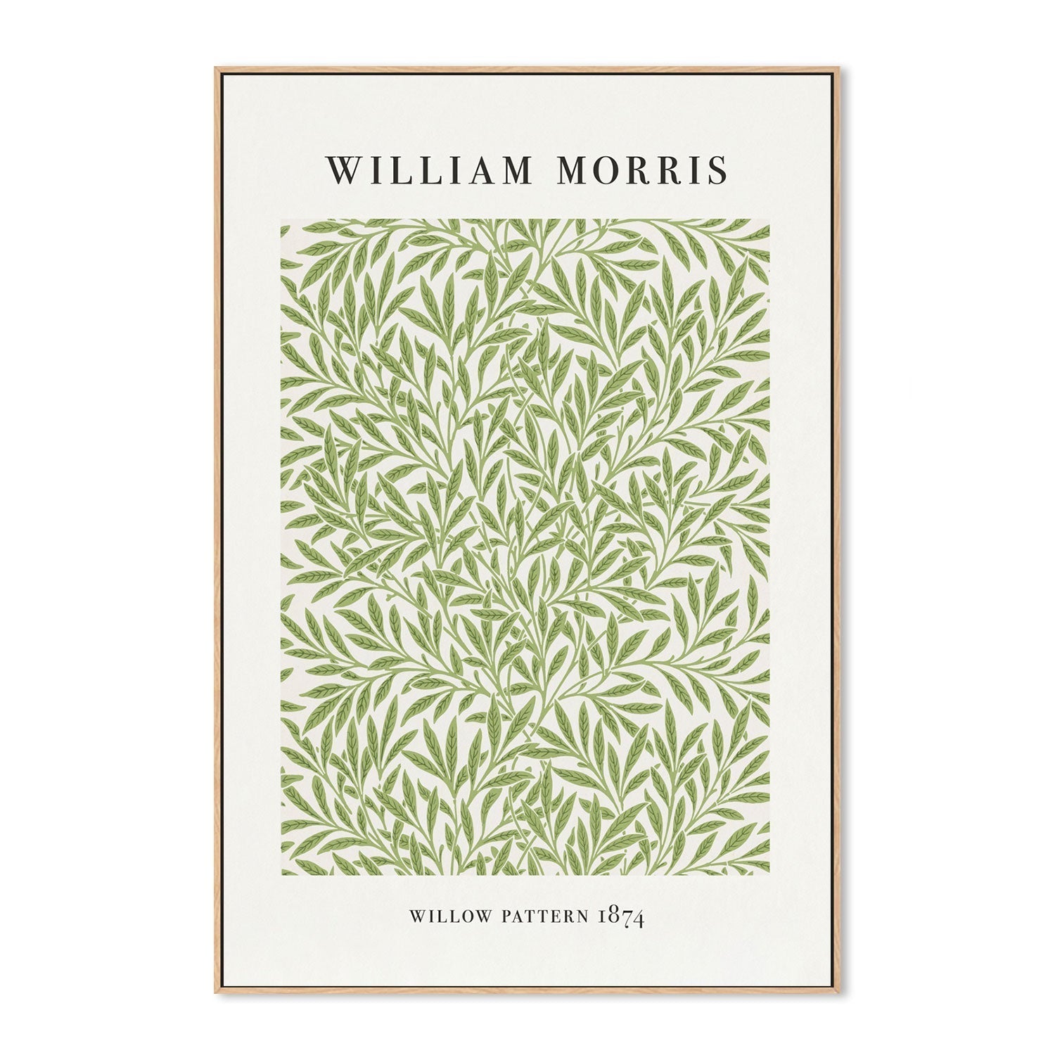 wall-art-print-canvas-poster-framed-Willow Pattern , By William Morris-GIOIA-WALL-ART