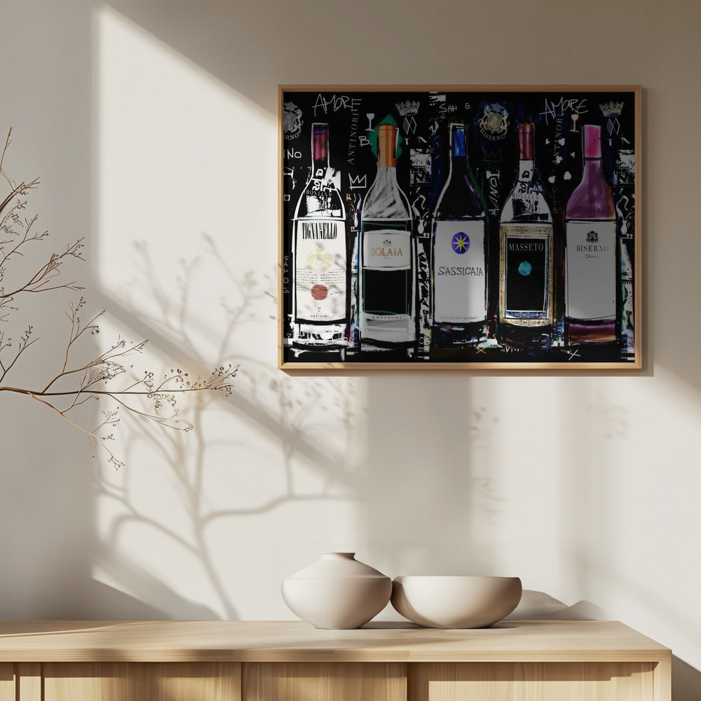 wall-art-print-canvas-poster-framed-Wine Collection , By Stefan Bammert-4