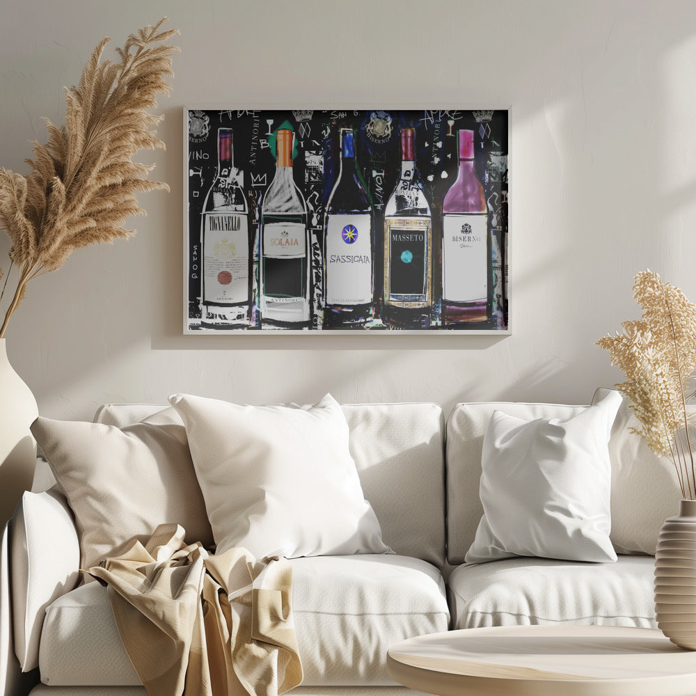 wall-art-print-canvas-poster-framed-Wine Collection , By Stefan Bammert-5