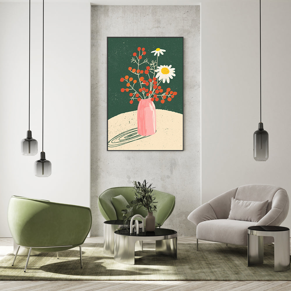 wall-art-print-canvas-poster-framed-Winter Bouquet , By Gigi Rosado-GIOIA-WALL-ART