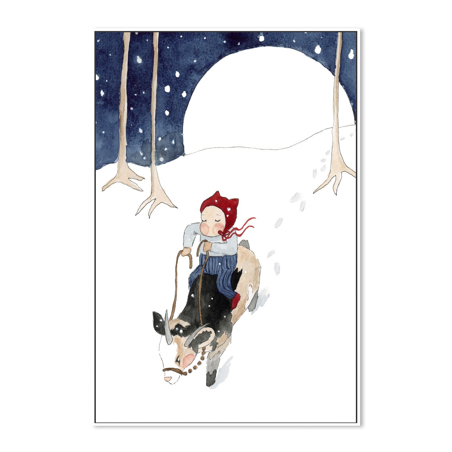 wall-art-print-canvas-poster-framed-Winter Elf , By Amberlynn Lillie-5