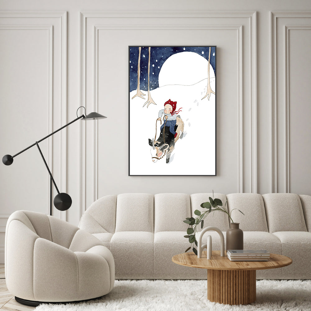 wall-art-print-canvas-poster-framed-Winter Elf , By Amberlynn Lillie-7