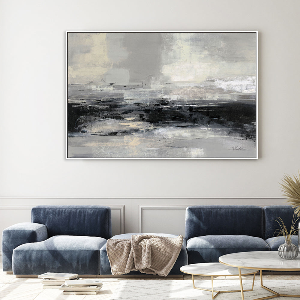 wall-art-print-canvas-poster-framed-Winter Road , By Silvia Vassileva-GIOIA-WALL-ART