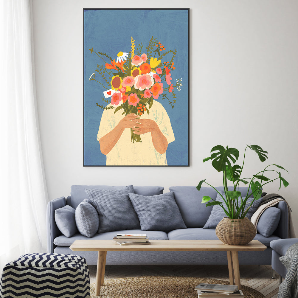 wall-art-print-canvas-poster-framed-With Love , By Gigi Rosado-GIOIA-WALL-ART