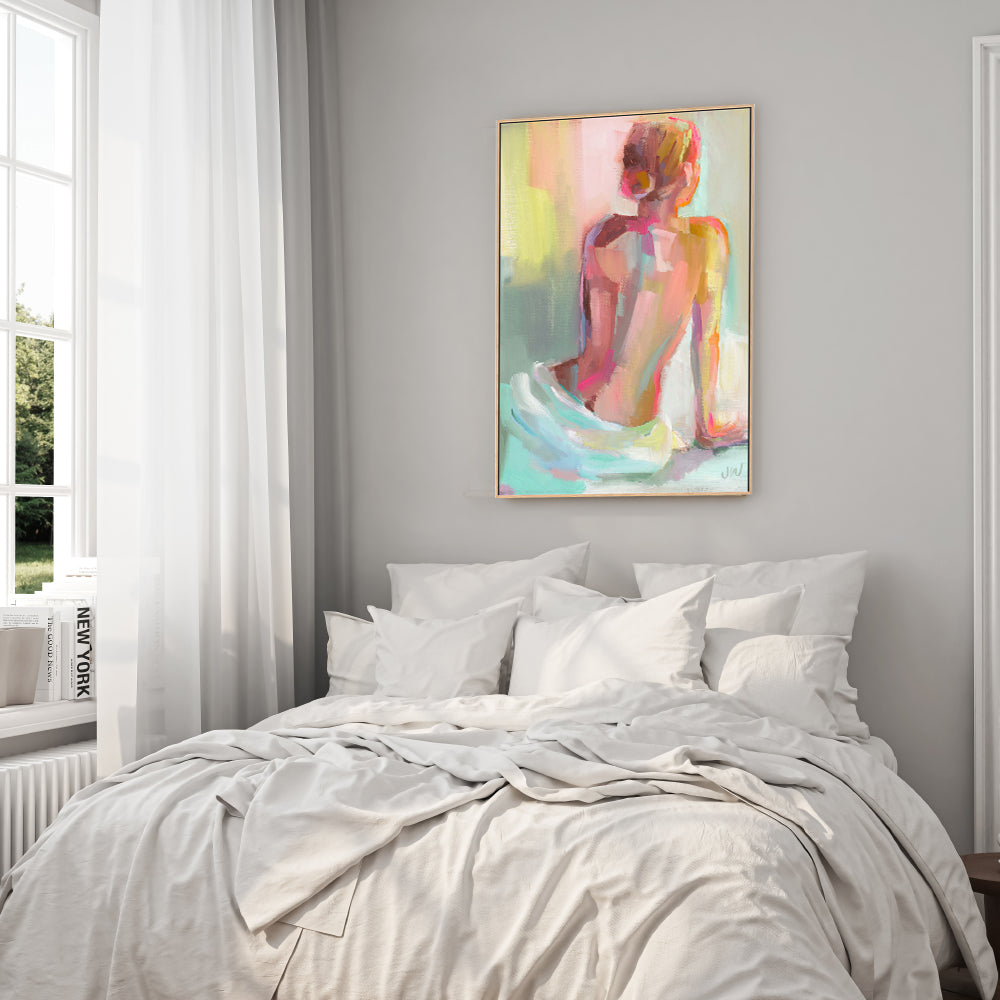 wall-art-print-canvas-poster-framed-Woman Posing , By Jenny Westenhofer Art-7