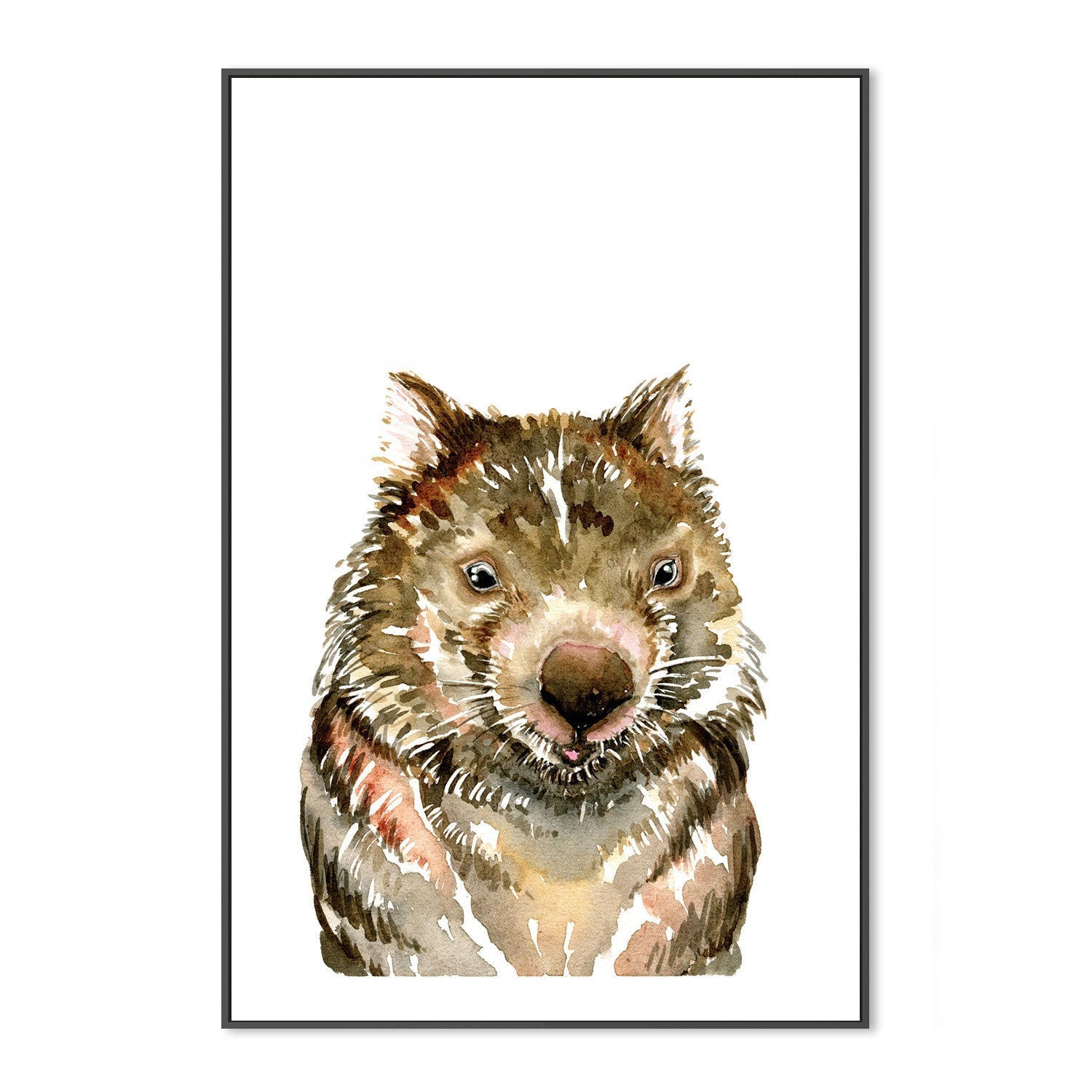 wall-art-print-canvas-poster-framed-Wombat , By Jessie Mitchelson-GIOIA-WALL-ART