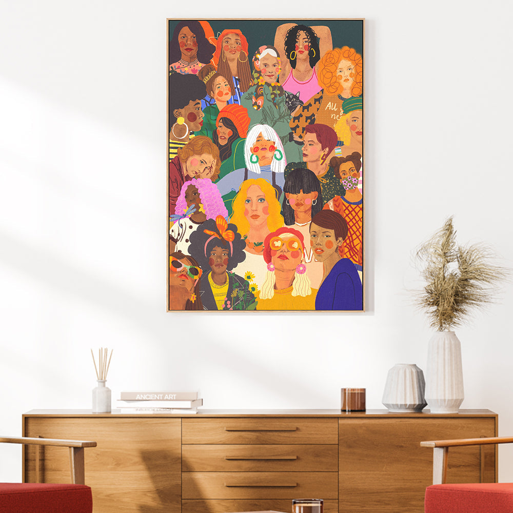 wall-art-print-canvas-poster-framed-Women , By Gigi Rosado-GIOIA-WALL-ART