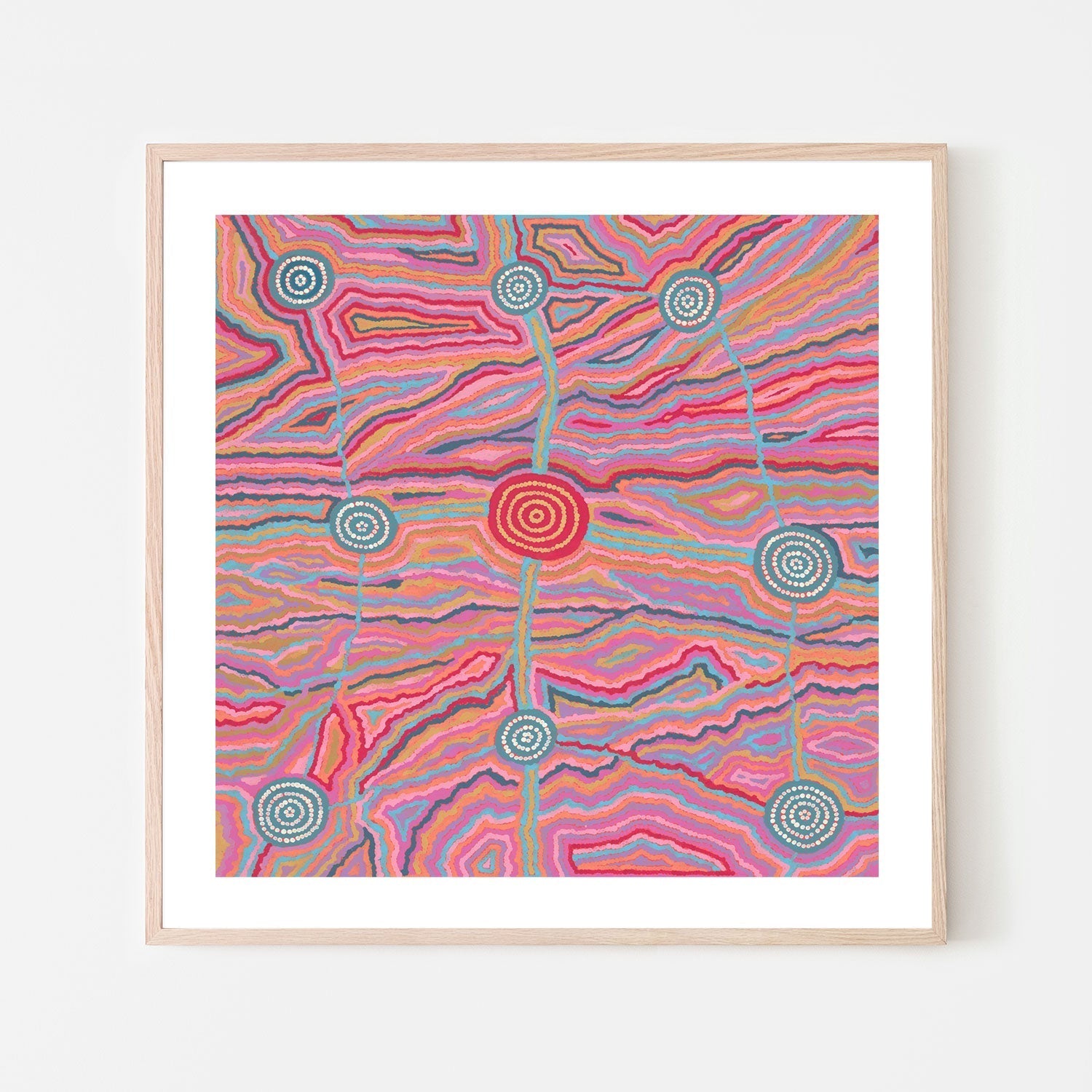 wall-art-print-canvas-poster-framed-Worm Dreaming , By Khatija Possum-GIOIA-WALL-ART