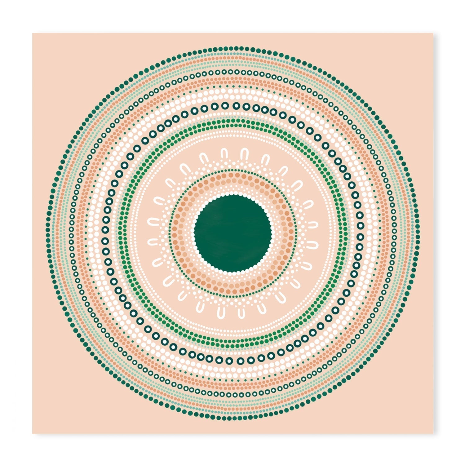 wall-art-print-canvas-poster-framed-Yarning Circle Gathering, Green, Style B-by-Sherri Cummins-Gioia Wall Art