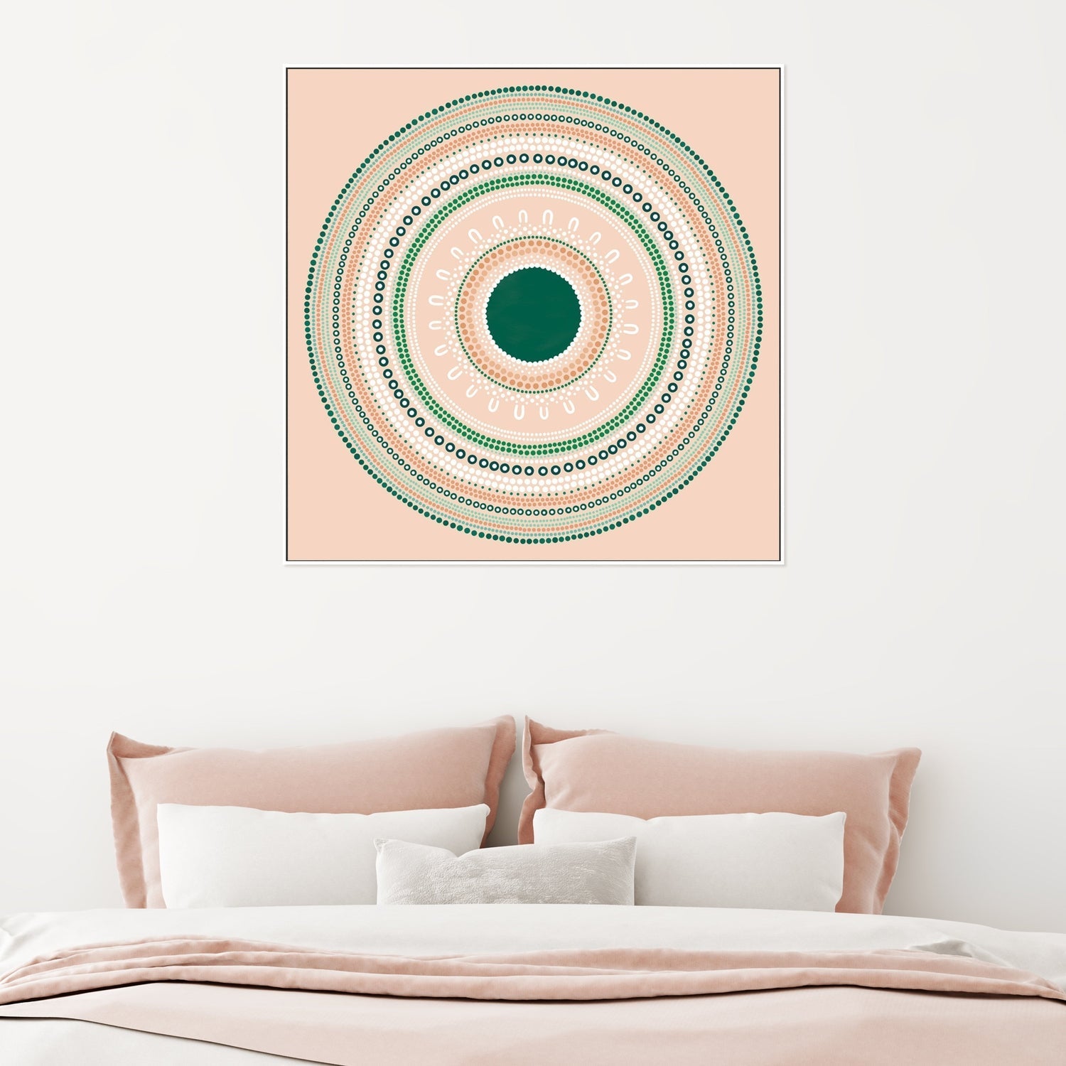 wall-art-print-canvas-poster-framed-Yarning Circle Gathering, Green, Style B-by-Sherri Cummins-Gioia Wall Art