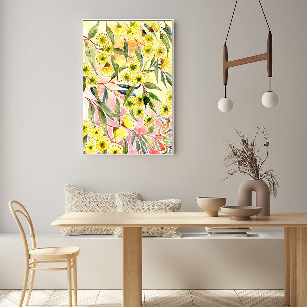 Yellow Gum Blossoms , By Jessie Mitchelson