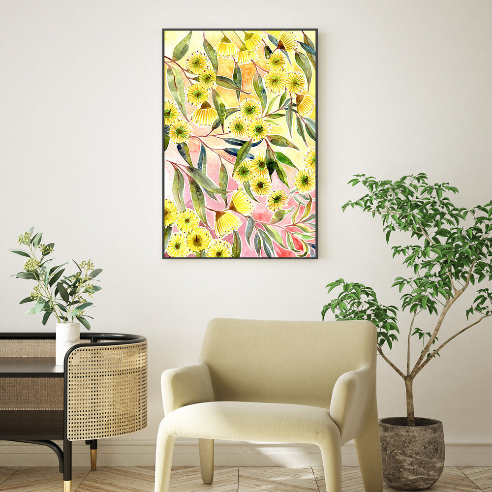 Yellow Gum Blossoms , By Jessie Mitchelson