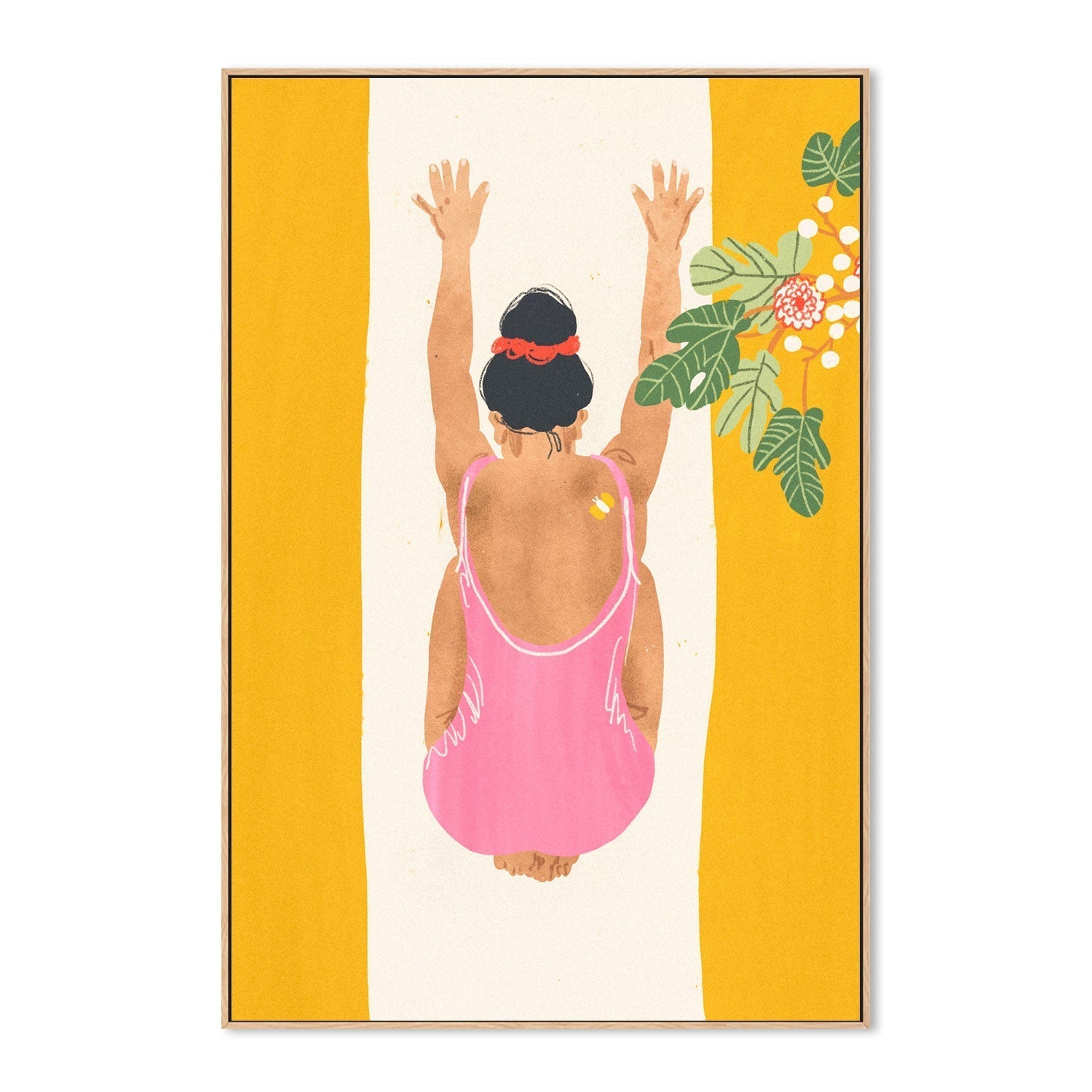 wall-art-print-canvas-poster-framed-Yoga Time , By Gigi Rosado-GIOIA-WALL-ART