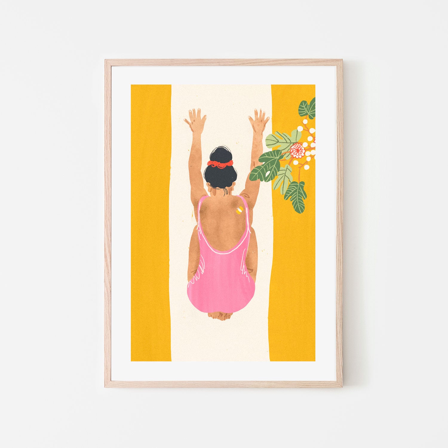 wall-art-print-canvas-poster-framed-Yoga Time , By Gigi Rosado-GIOIA-WALL-ART