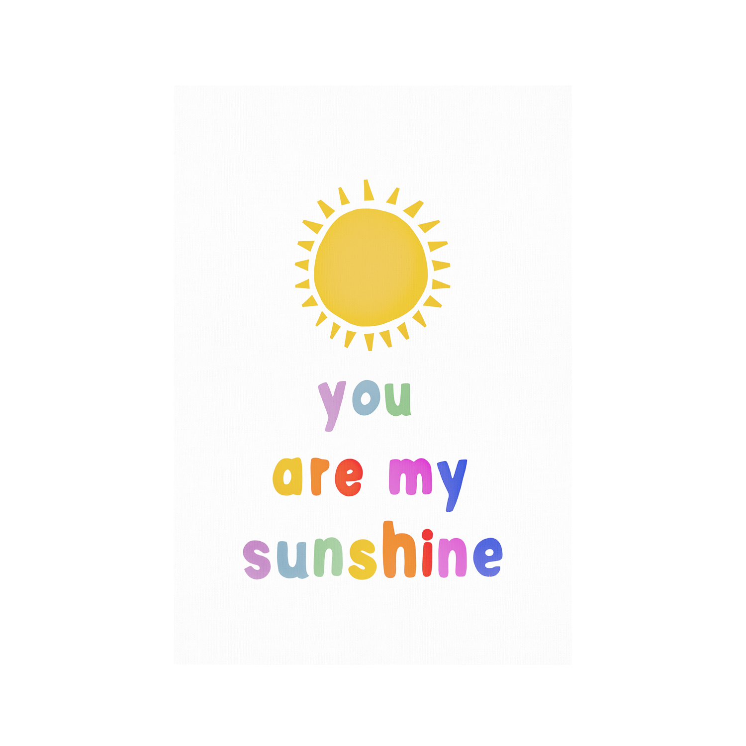 wall-art-print-canvas-poster-framed-You are My Sunshine , By Leah Straatsma-1