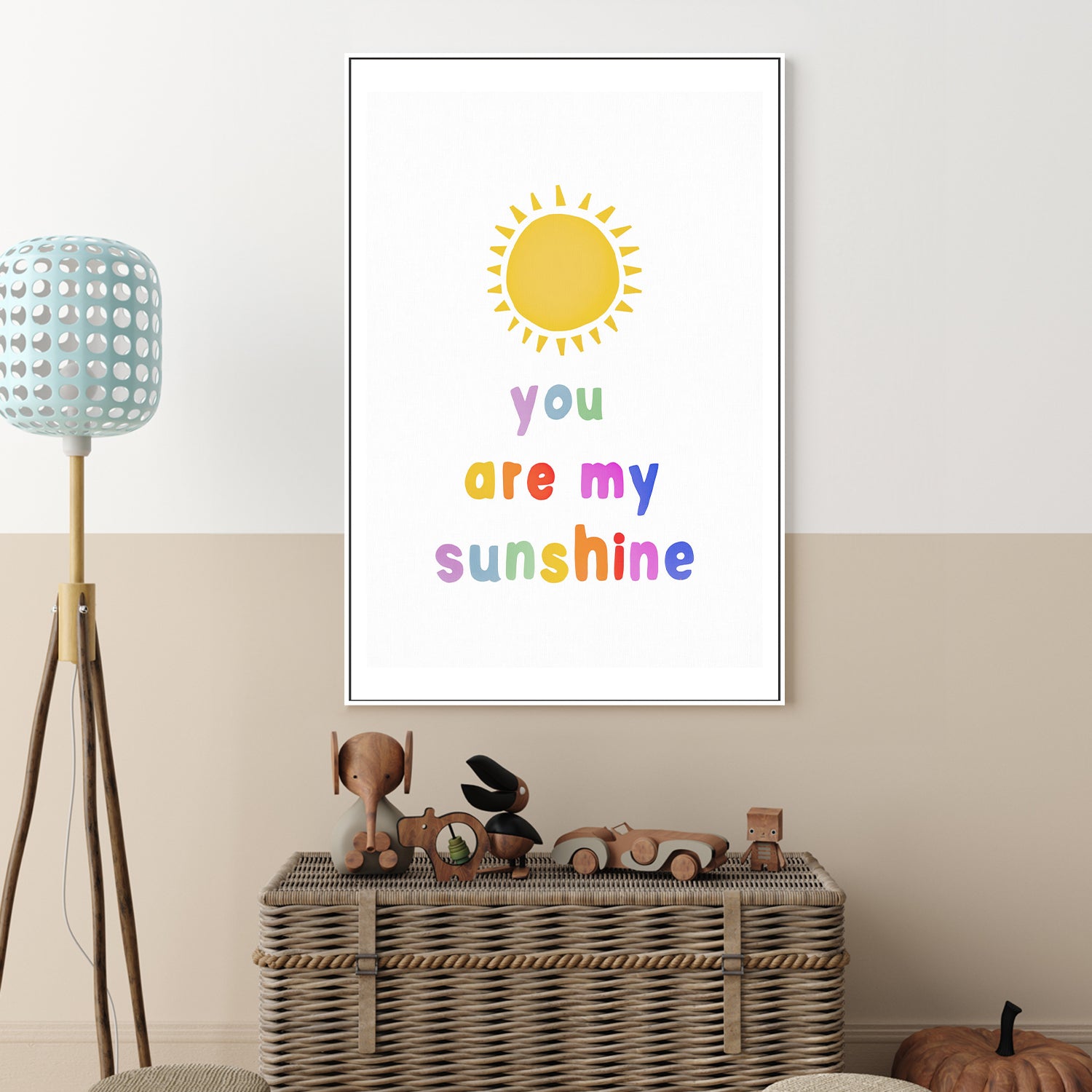 wall-art-print-canvas-poster-framed-You are My Sunshine , By Leah Straatsma-2