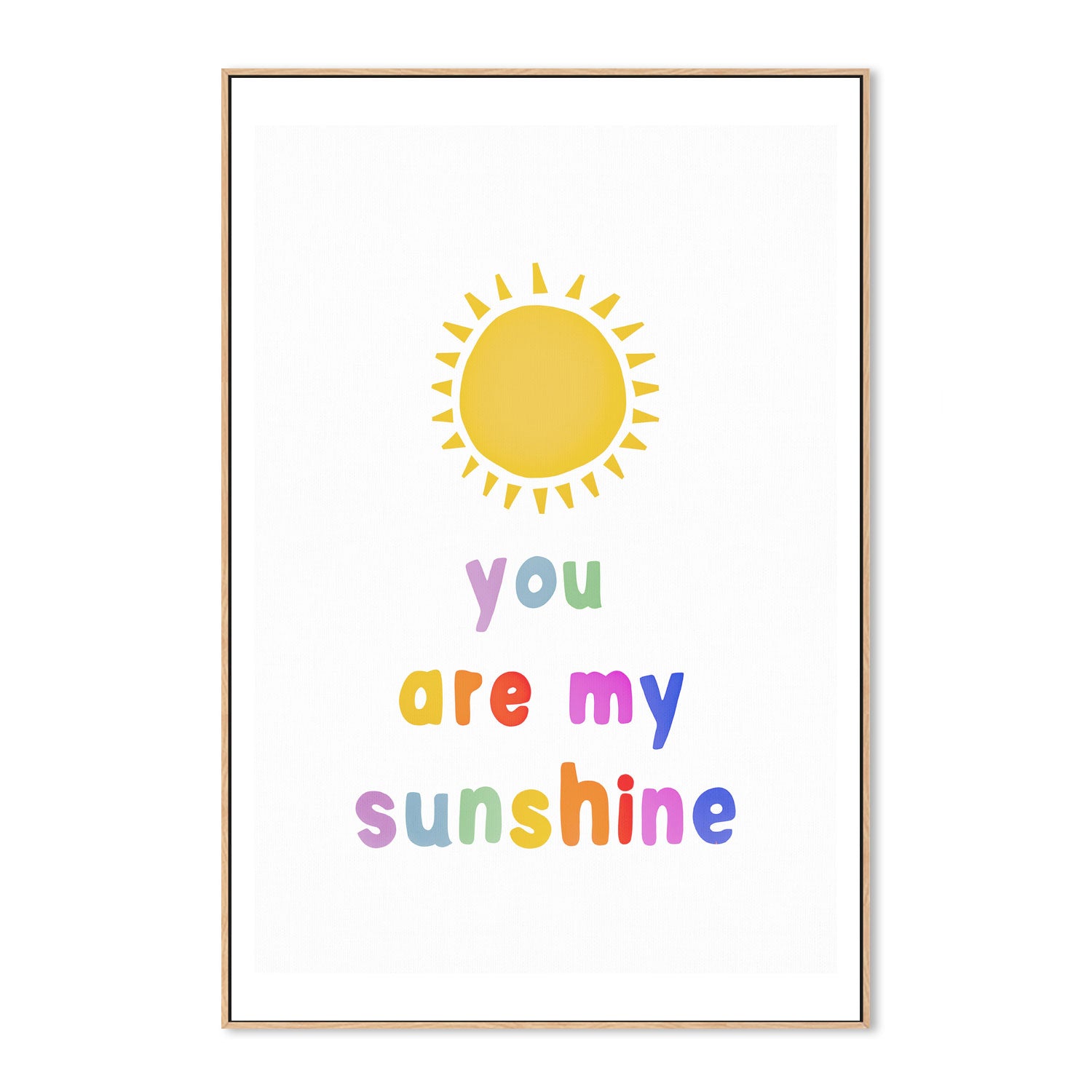 wall-art-print-canvas-poster-framed-You are My Sunshine , By Leah Straatsma-4