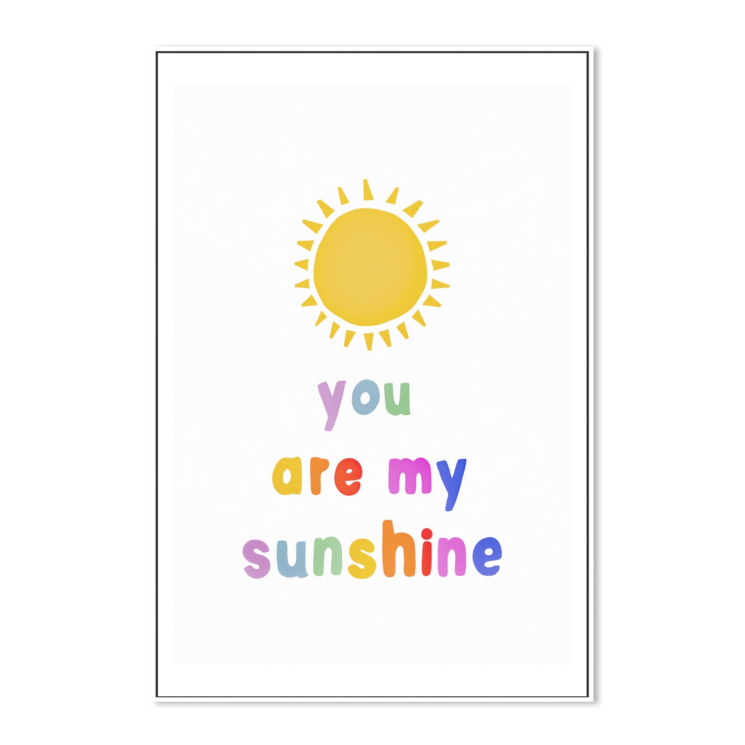 wall-art-print-canvas-poster-framed-You are My Sunshine , By Leah Straatsma-5