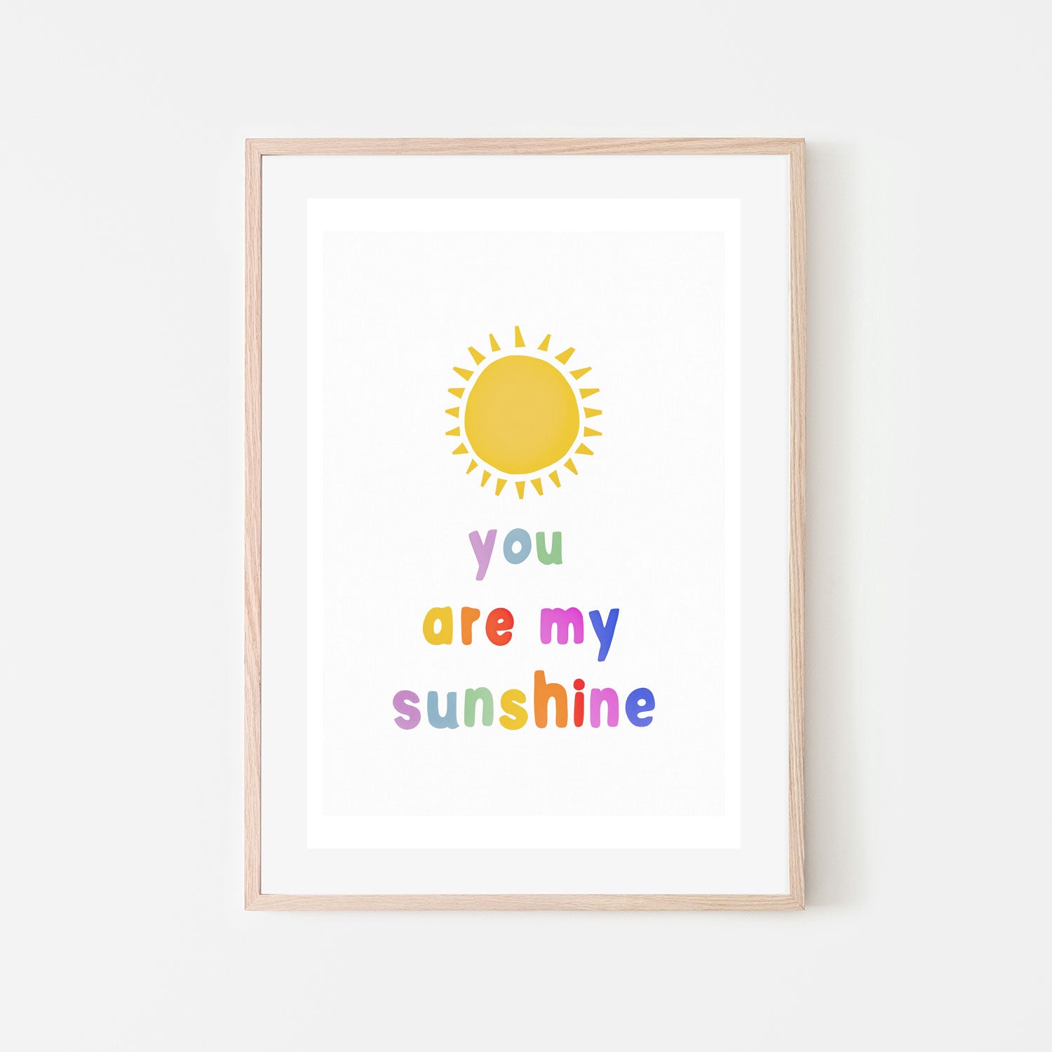 wall-art-print-canvas-poster-framed-You are My Sunshine , By Leah Straatsma-6