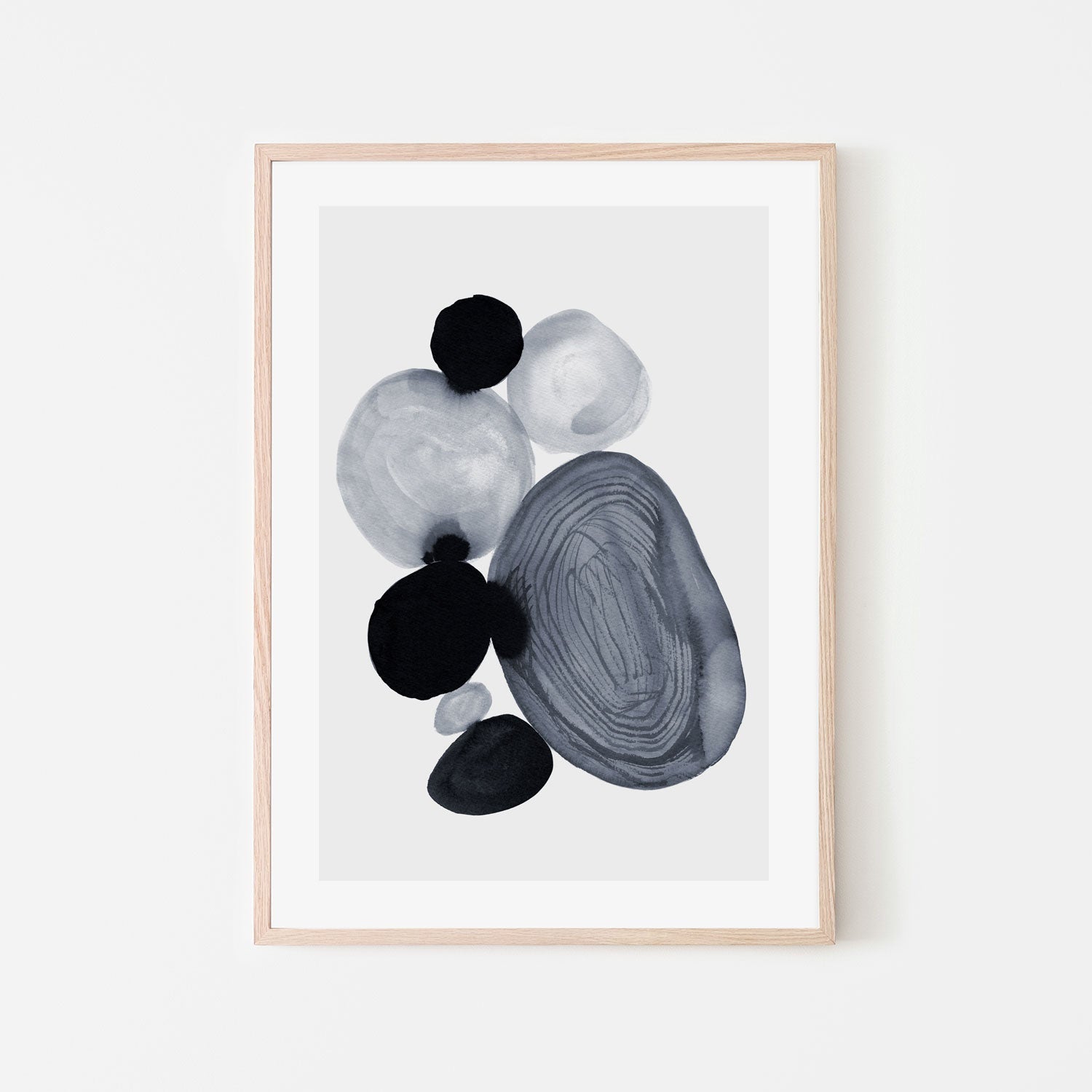 wall-art-print-canvas-poster-framed-Zen Garden Stones, Style B , By Danushka Abeygoda-6