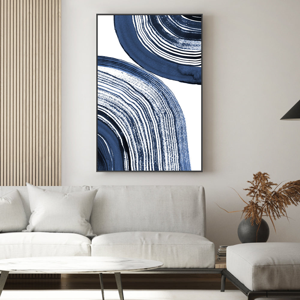 wall-art-print-canvas-poster-framed-Zen Garden Strokes, Style D , By Danushka Abeygoda-2